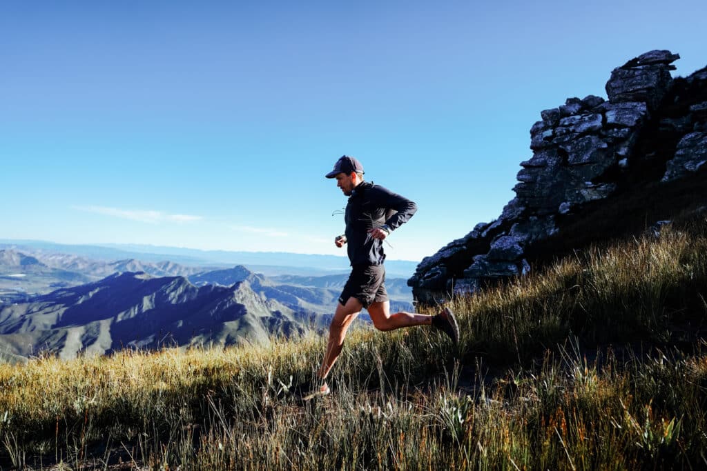 Ryan Sandes Trail Running On The George Mountain Trails In South Africa