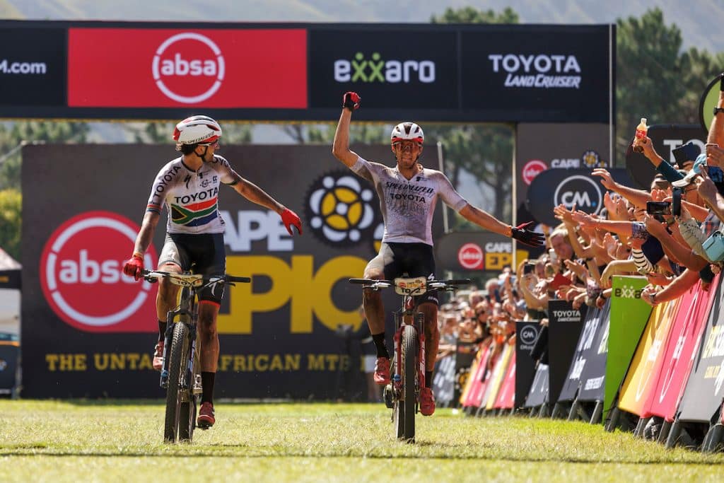 Matt Beers And Christopher Blevins Win Stage 2  Of The 2023 Absa Cape Epic