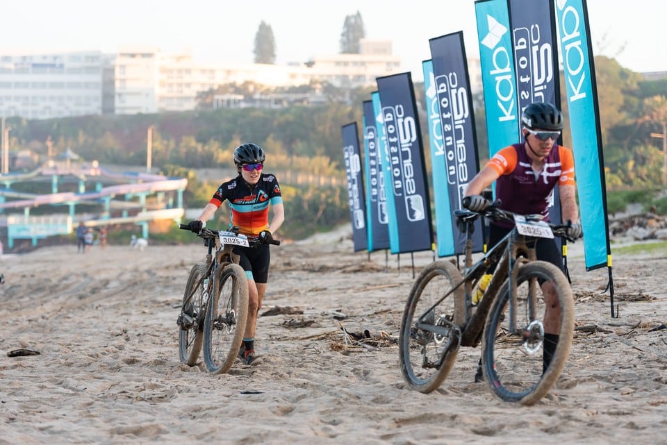Crossing The Finish Line At Sani2C Nonstop