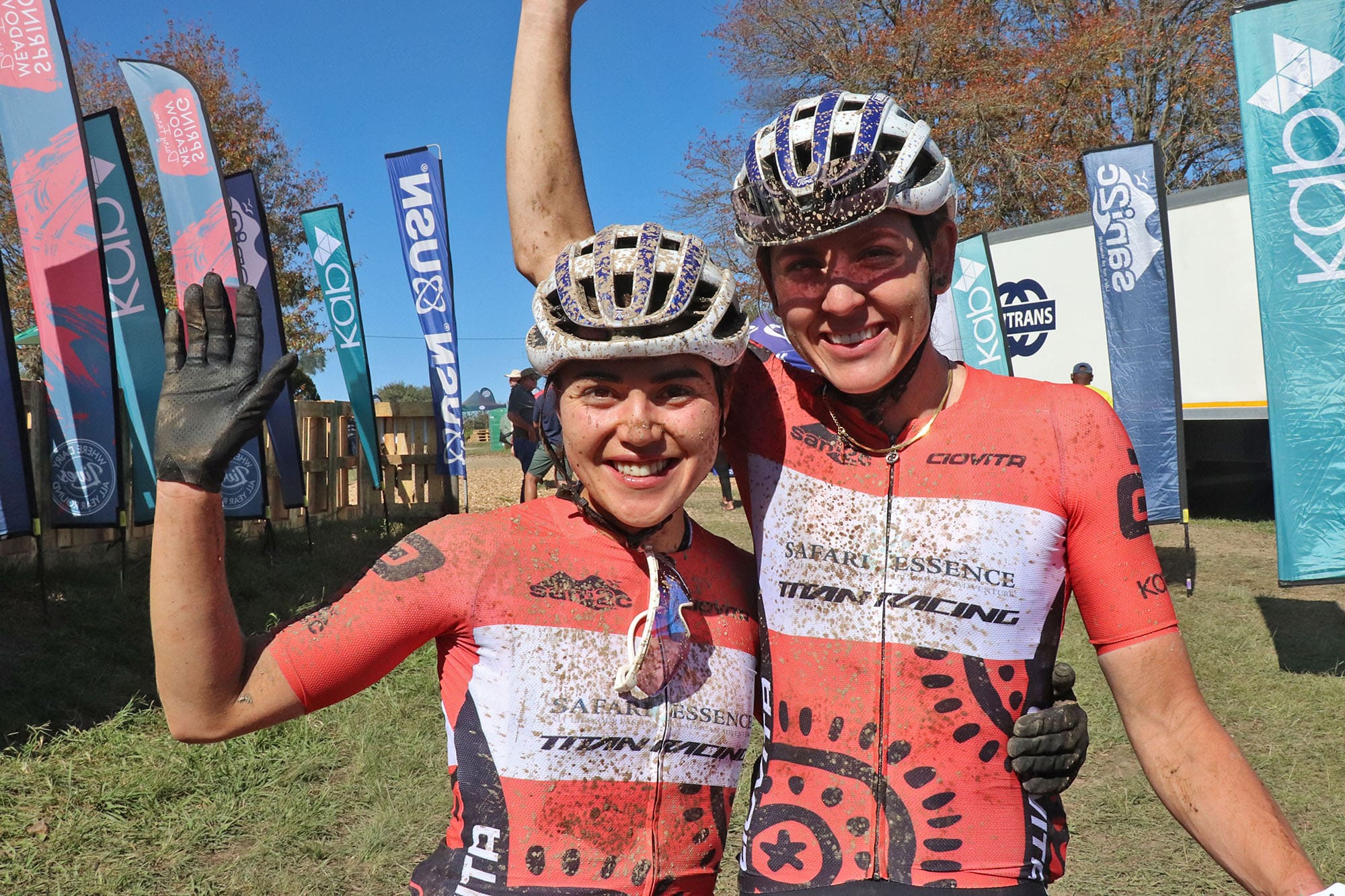 Danielle Du Toit and Bianca Haw had a strong day to claim the first stage and extend their lead.